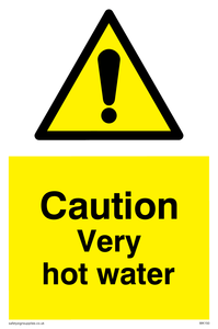 WK150: caution very hot water
