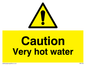 WK150: caution very hot water