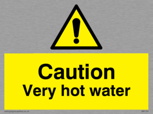WK150: caution very hot water
