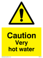 WK150: caution very hot water
