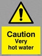 WK150: caution very hot water