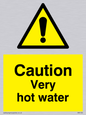 WK150: caution very hot water