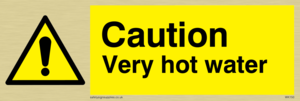 WK150: caution very hot water