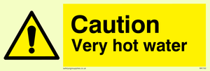 WK150: caution very hot water