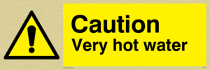 WK150: caution very hot water