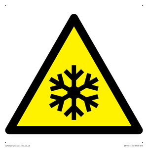 WK158: W010 Warning: Low temperature/freezing conditions