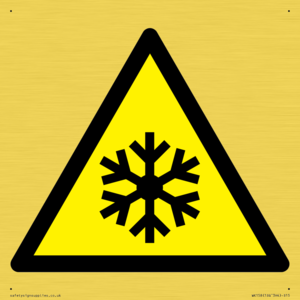 WK158: W010 Warning: Low temperature/freezing conditions