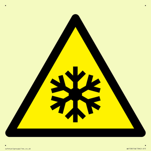 WK158: W010 Warning: Low temperature/freezing conditions