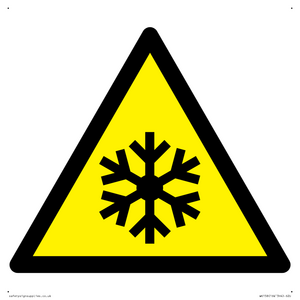WK158: W010 Warning: Low temperature/freezing conditions