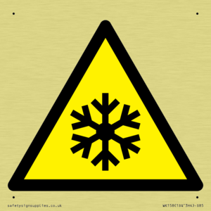 WK158: W010 Warning: Low temperature/freezing conditions