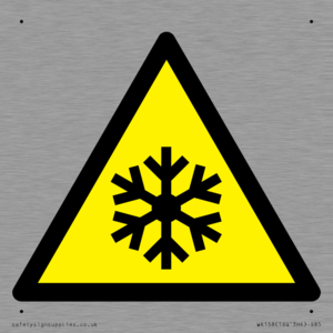 WK158: W010 Warning: Low temperature/freezing conditions