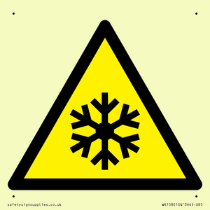 WK158: W010 Warning: Low temperature/freezing conditions