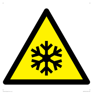 WK158: W010 Warning: Low temperature/freezing conditions