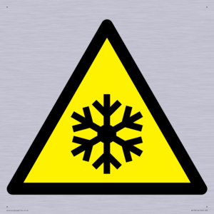 WK158: W010 Warning: Low temperature/freezing conditions