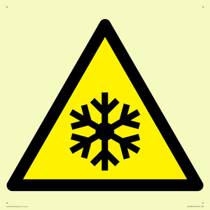 WK158: W010 Warning: Low temperature/freezing conditions