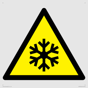 WK158: W010 Warning: Low temperature/freezing conditions