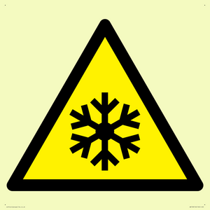 WK158: W010 Warning: Low temperature/freezing conditions