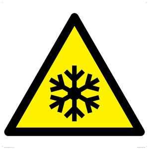 WK158: W010 Warning: Low temperature/freezing conditions