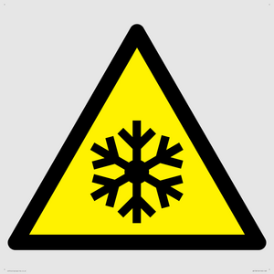 WK158: W010 Warning: Low temperature/freezing conditions