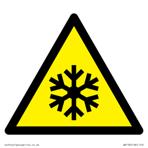 WK158: W010 Warning: Low temperature/freezing conditions