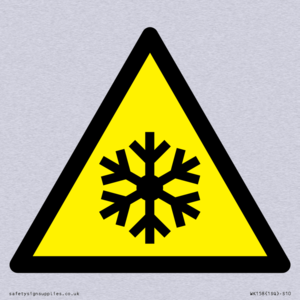 WK158: W010 Warning: Low temperature/freezing conditions