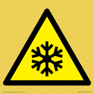 WK158: W010 Warning: Low temperature/freezing conditions
