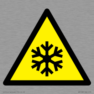 WK158: W010 Warning: Low temperature/freezing conditions