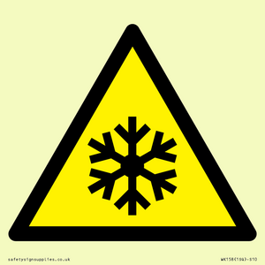WK158: W010 Warning: Low temperature/freezing conditions