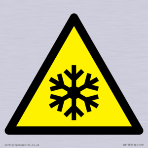 WK158: W010 Warning: Low temperature/freezing conditions
