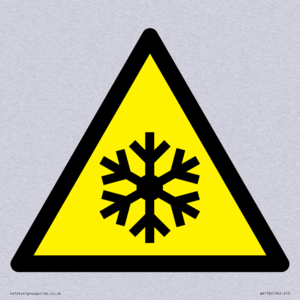 WK158: W010 Warning: Low temperature/freezing conditions