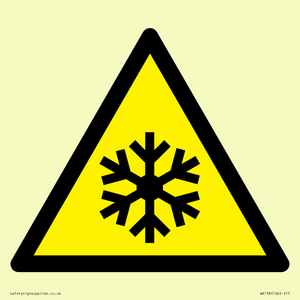 WK158: W010 Warning: Low temperature/freezing conditions