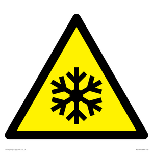 WK158: W010 Warning: Low temperature/freezing conditions