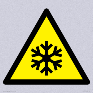 WK158: W010 Warning: Low temperature/freezing conditions