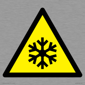 WK158: W010 Warning: Low temperature/freezing conditions
