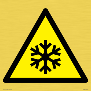 WK158: W010 Warning: Low temperature/freezing conditions