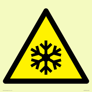 WK158: W010 Warning: Low temperature/freezing conditions