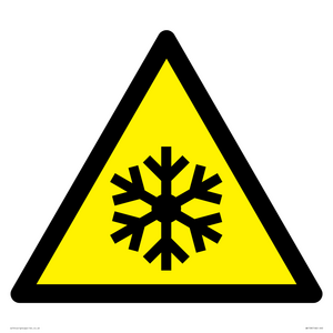 WK158: W010 Warning: Low temperature/freezing conditions