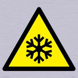 WK158: W010 Warning: Low temperature/freezing conditions