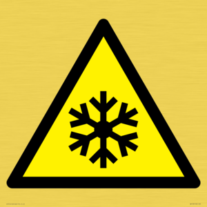 WK158: W010 Warning: Low temperature/freezing conditions