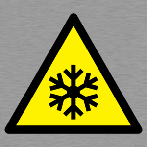 WK158: W010 Warning: Low temperature/freezing conditions
