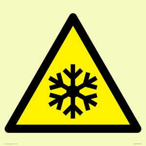 WK158: W010 Warning: Low temperature/freezing conditions