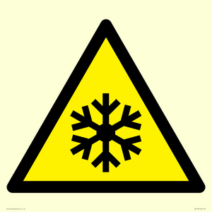 WK158: W010 Warning: Low temperature/freezing conditions