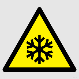 WK158: W010 Warning: Low temperature/freezing conditions