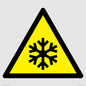 WK158: W010 Warning: Low temperature/freezing conditions