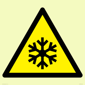 WK158: W010 Warning: Low temperature/freezing conditions
