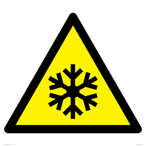 WK158: W010 Warning: Low temperature/freezing conditions