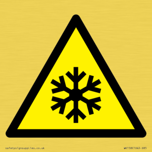 WK158: W010 Warning: Low temperature/freezing conditions