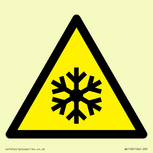 WK158: W010 Warning: Low temperature/freezing conditions