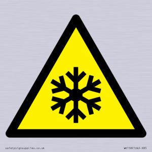 WK158: W010 Warning: Low temperature/freezing conditions