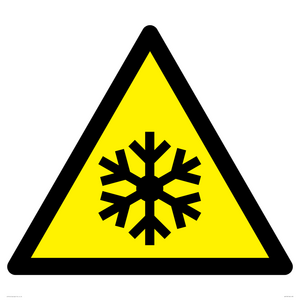 WK158: W010 Warning: Low temperature/freezing conditions